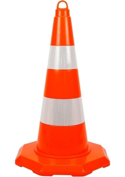 Pvc Trafik Konisi 52 cm Çift Reflektifli Trafik Dubası