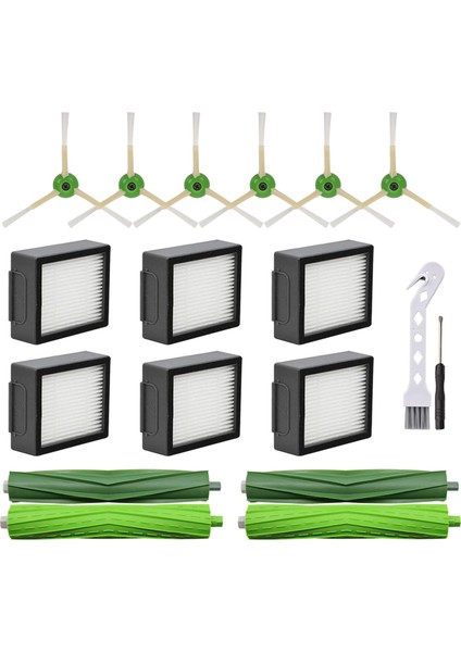 Yedek Parçalar Irobot Roomba I3 I4 I6 I7 I8 J7 E5 E6 E7 Robotlu Süpürge Ana Yan Fırça Hepa Filtre (Yurt Dışından)