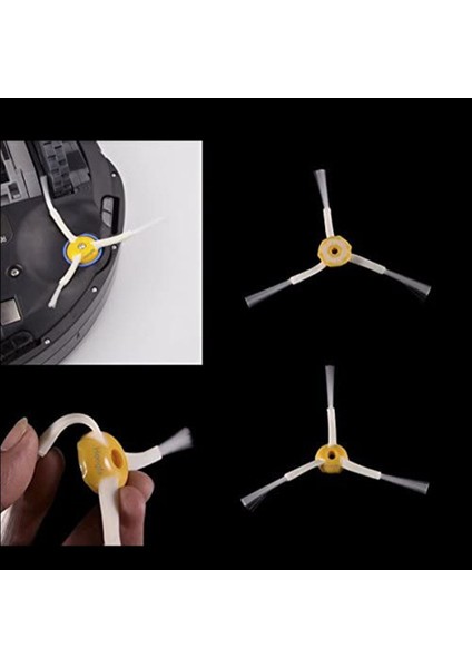 I-Robot Roomba Için 3 Kollu Yan Fırça, Roomba 500 600 700 Serisi Vakum Için Yedek Aksesuar Parçaları (Yurt Dışından) indirimleri