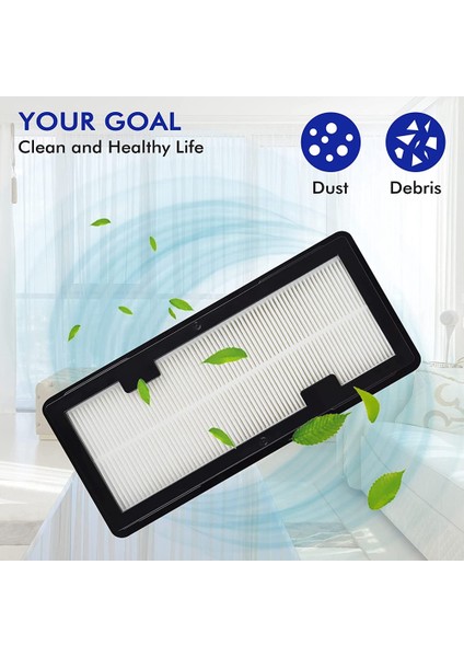 Samsung Jet Bot Aı+ ve Jet Bot+ Elektrikli Süpürgeler Için 6 Adet Yıkanabilir Yedek Hepa Filtreler, VR30T85513W/AA Robot Için Uygun (Yurt Dışından) fiyatları