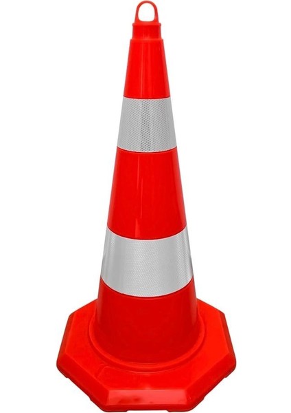 Pvc Trafik Konisi 70 cm Çift Reflektifli Trafik Dubası