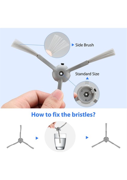 Eufy L50 L60 Serisi Robot Süpürgeler Için Yedek Parçalar Aksesuar Seti (Yurt Dışından) fiyatları