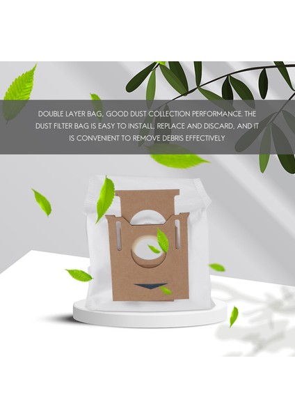 Ecovacs Deebot Ozmo T8 Aıvı T8 Max T8 Serisi T9 Serisi N8 Pro Artı N8 Pro Robot Vakum Için 8 Paket Toz Vakum Torbaları 2.5l (Yurt Dışından) modelleri