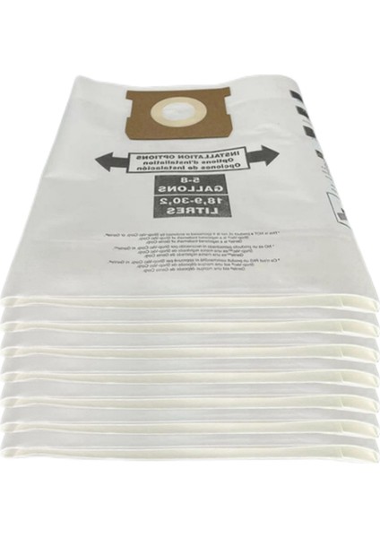 7 Adet Evrensel Kuru Vac Toz Torbası 5 Ila 8 Galonluk Elektrikli Süpürgeler Mağaza Vac Için 5-8 Galon Ridgid Vf Toz Torbaları (Yurt Dışından)