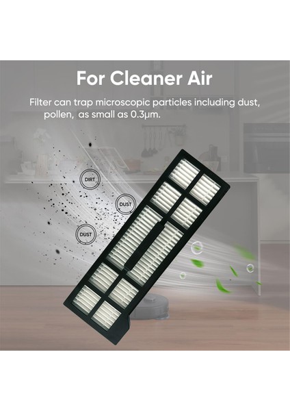 Eufy X10 Pro Omni Robot Süpürgeler Için 12 Adet Yıkanabilir Filtre Temizleyici Yedek Aksesuarları Hepa Filtre (Yurt Dışından) modelleri