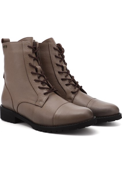 Gön Hakiki Deri Kauçuk Taban Topuklu Fermuarlı Bağcıklı Kadın Postal Bot 46498 fiyatları