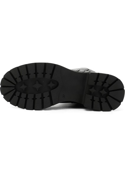 Kadın Siyah Fermuarlı Hakiki Deri Postal Bot fırsatları