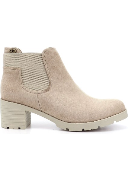 Kadın Ten Kalın Topuklu Chelsea Bot