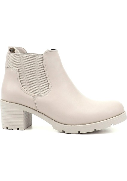 Kadın Ten Kalın Topuklu Chelsea Bot