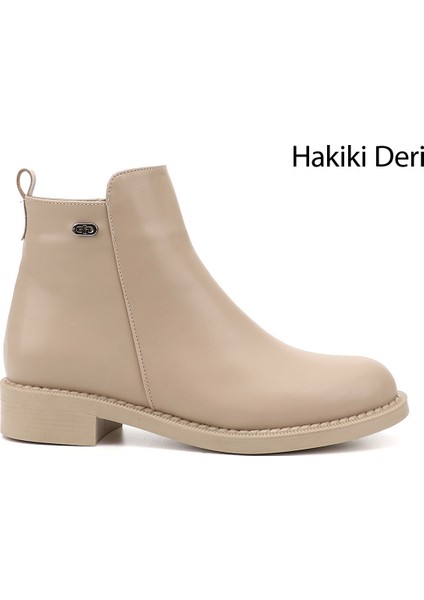 Kadın Nude Fermuarlı Termo Taban Bot