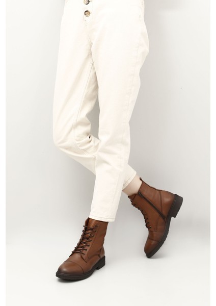 Kadın Taba Fermuarlı Hakiki Deri Postal Bot fiyatları