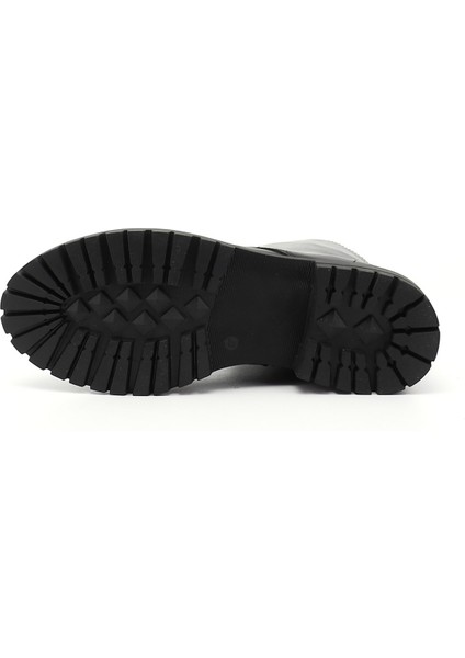 Kadın Siyah Fermuarlı Hakiki Deri Postal Bot fırsatları