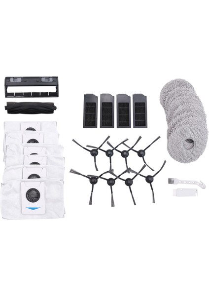 Ecovacs X1 Omni, X1E Omni, T10 Omni Robot Süpürge Ana Yan Fırça Paspas Bezi Toz Torbaları Yedek Parçaları (Yurt Dışından) indirimleri