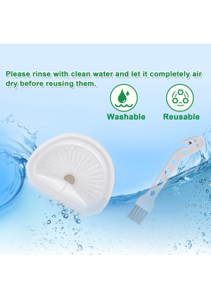 4 Paket Hepa Post Filtre Yedeği Black Decker Dustbuster El Elektrikli Süpürge VLPF10 HLVA320J00 Filtreler (Yurt Dışından) fiyatları