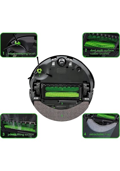 Irobot Roomba Combo J7+ Robot Süpürge Için Yedek Parçalar (Yurt Dışından) indirimleri