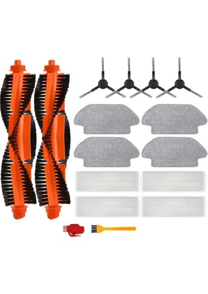 Xiaomi Robot Vakum S10, S12 Aksesuarları B106GL Elektrikli Süpürge Aksesuarları Hepa Filtre Paspas Bezi Ana Yan Fırça (Yurt Dışından)