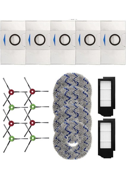 Elektrikli Süpürge Zemin Bakımı Yedek Parça Kiti Ecovacs Deebot X1 OMNI/X1TURBO/X1 Plus Robotlu Süpürge (Yurt Dışından) modelleri