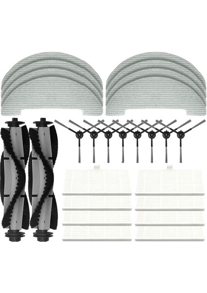 Vactidy Nimble T7 T8 Yedek Yedek Parça Aksesuarları Ana Yan Fırça Hepa Filtre Paspas Bezi (Yurt Dışından)