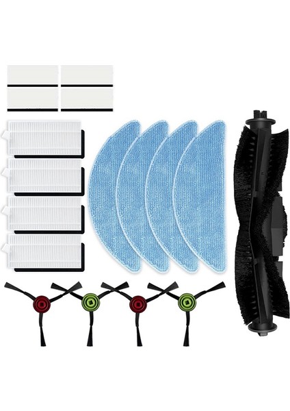 Yan Fırça Paspas Bezi Cecotec Conga Ebedi Pet Max X-Treme Titanyum Vital Yedek Parça Yan Fırça Hepa Filtre Paspas (Yurt Dışından)