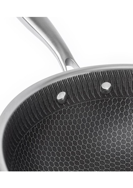 Steel Fusion 28 cm Kapaklı Wok Tava PA3009 modelleri