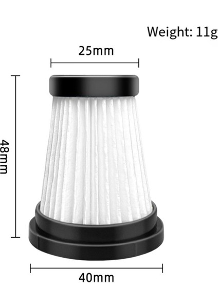 Moosoo K12 Pro K13 Kablosuz Elektrikli Süpürge Için 7 Adet Hepa Filtre Yedek Parçaları Genius Invictus One 1.0 X7 (Yurt Dışından) modelleri