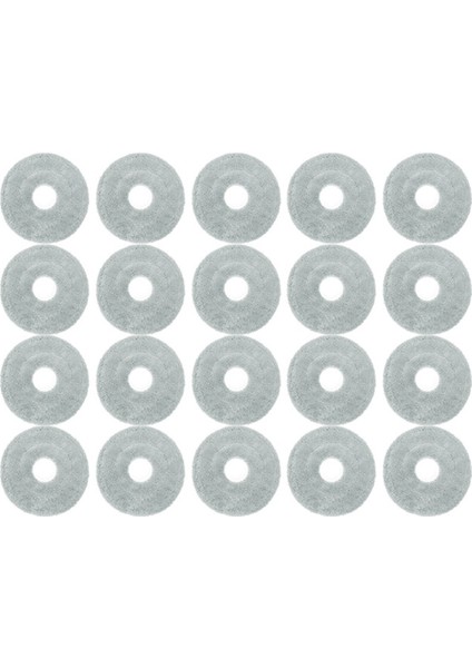 Dreame L10S Pro Ultra HEAT/X30 Ultra /X30 PRO/S10 Pro Ultra Elektrikli Süpürge Için 20 Adet Yıkanabilir Paspas Bezi Paspas Pedi Değiştirin (Yurt Dışından)