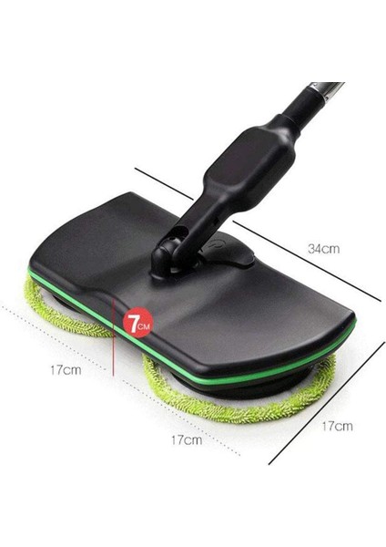 Akülü Elektrikli Döner Paspas Süpürgesi Için 8 Adet Yedek Ped Kablosuz Elektrikli Döner Paspas Scrubber Pad, Yeşil (Yurt Dışından) fiyatları