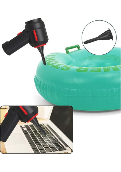 9000PA Kablosuz Araç Süpürgesi Akülü El Otomatik Süpürge Ev ve Araba Çift Kullanımlı Mini Elektrikli Süpürge - Siyah (Yurt Dışından) indirimleri