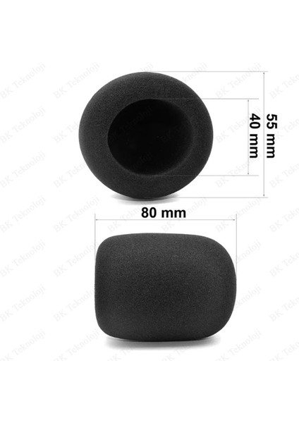 El Mikrofonu Süngeri Siyah modelleri