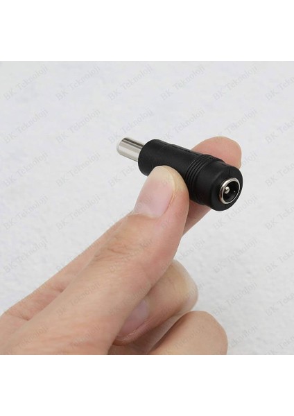 5.5x2.1mm Dişi - 5.5x2.5mm Erkek Dc Güç Jack Fiş Dönüştürücü