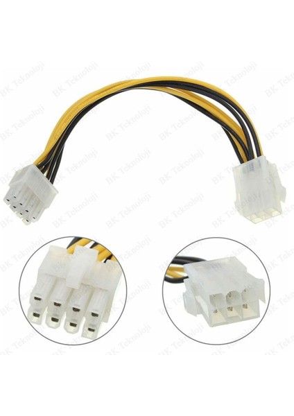 6 Pin Dişi To 8 Pin Erkek Anakart Power Çevirici Kablo modelleri