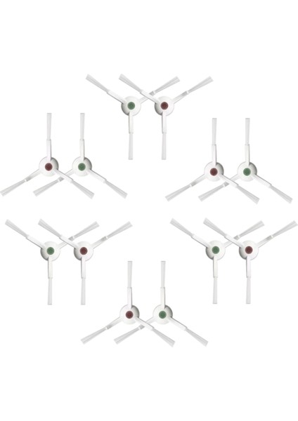 Ecovacs Debot Için 12 Adet / T20 Pro / X1 Omnı / T10 Omni / Robotik Elektrikli Süpürge Yan Fırça Aksesuarı Yedek Parça (Yurt Dışından)