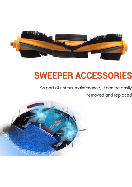 Ecovacs Deebot Ozmo T8 Elektrikli Süpürge Ana Fırça Değiştirilebilir Aksesuar Için 2 Adet Rulo Fırça (Yurt Dışından) fırsatları