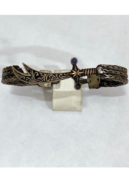 Kelepçeli Kılıç Gümüş Erkek Bileklik fiyatları