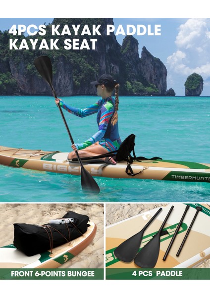 Timberhunter Wood Şişme Stand-Up Paddle Board fırsatları