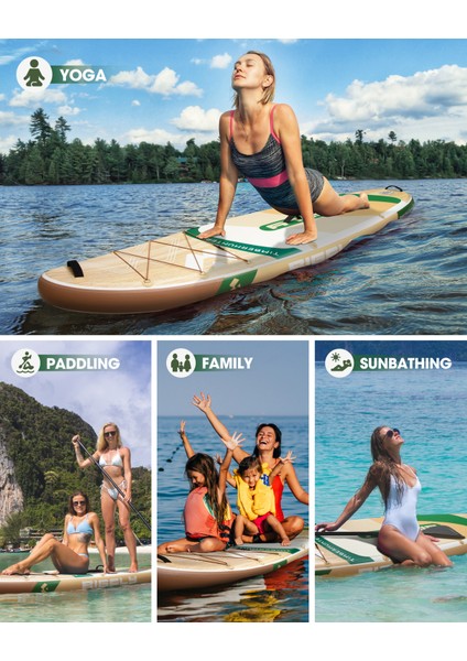 Timberhunter Wood Şişme Stand-Up Paddle Board
