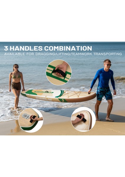 Timberhunter Wood Şişme Stand-Up Paddle Board