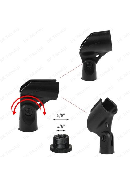 Ayarlanabilir 25-30MM Mikrofon Tutacağı Mikrofon Klipsi fiyatları