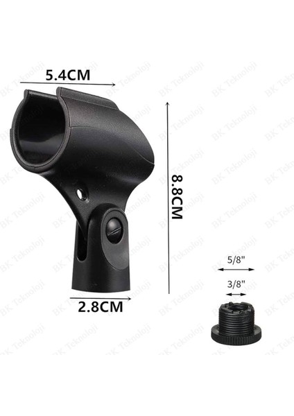 Ayarlanabilir 25-30MM Mikrofon Tutacağı Mikrofon Klipsi fırsatları