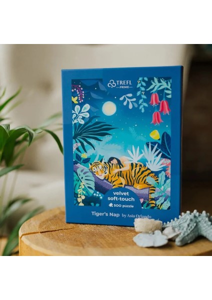 Tiger's Nap Velvet 500 Parça Puzzle