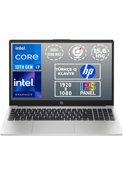 250 G10 I7-1355U 32GB 1tb SSD 15.6" Fhd W11P Taşınabilir Bilgisayar B2PH1ES 020