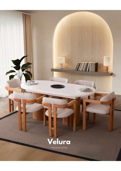 Almina Yemek Odası Takımı (Yemek Masası + 4 Adet Sandalye fiyatları