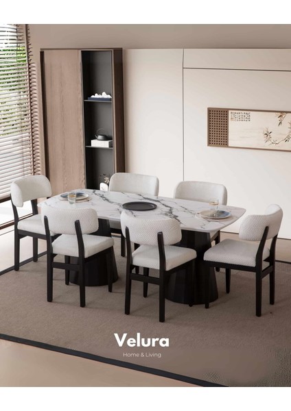 Alora Yemek Odası Takımı (Yemek Masası + 4 Adet Sandalye