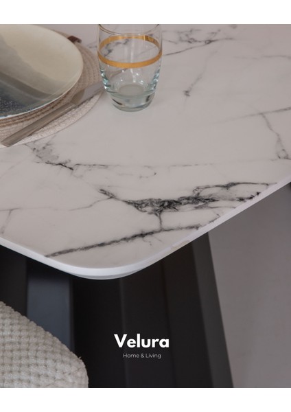 Alora Yemek Odası Takımı (Yemek Masası + 4 Adet Sandalye fırsatları