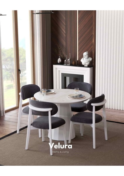 Siena Yemek Odası Takımı (Yemek Masası + 4 Adet Sandalye