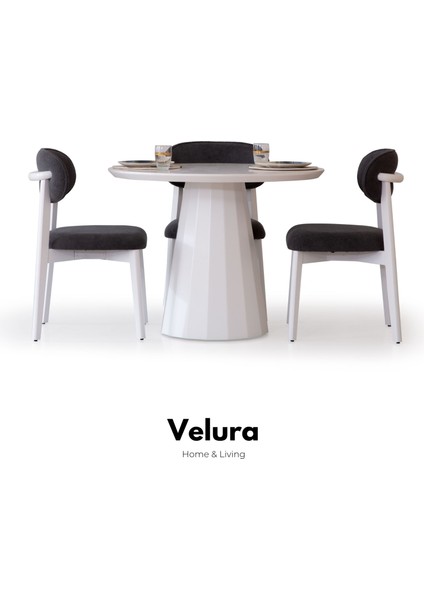 Siena Yemek Odası Takımı (Yemek Masası + 4 Adet Sandalye