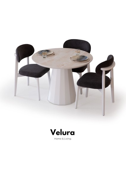 Siena Yemek Odası Takımı (Yemek Masası + 4 Adet Sandalye