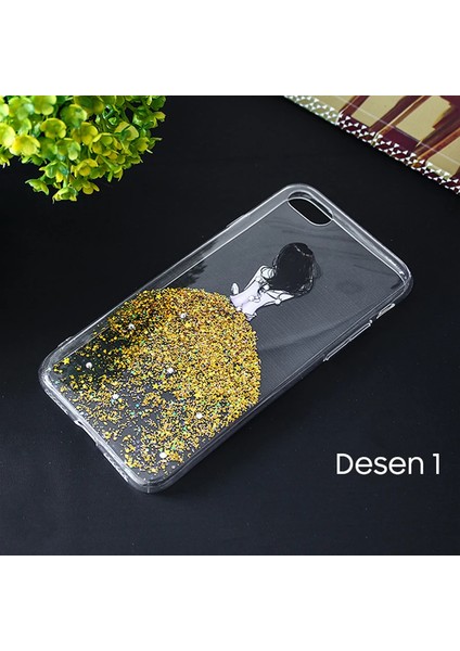 iPhone Se3-Se2 Iphone 8-7 Kılıf 3D Diamond Elbise Şeffaf Silikon KILIF-(1903) fiyatları