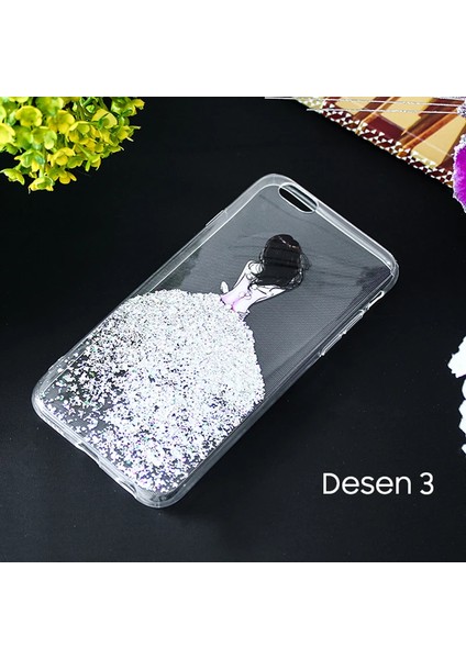iPhone Se3-Se2 Iphone 8-7 Kılıf 3D Diamond Elbise Şeffaf Silikon KILIF-(1903) indirimleri