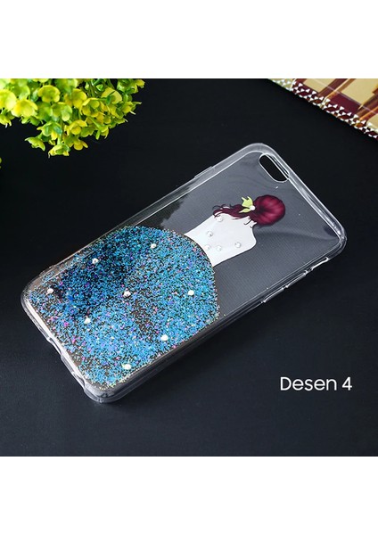 iPhone Se3-Se2 Iphone 8-7 Kılıf 3D Diamond Elbise Şeffaf Silikon KILIF-(1903)